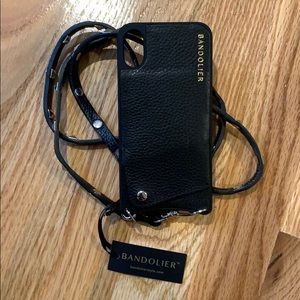 Bandolier Sarah Pebble Leather Crossbody - iPhoneX
